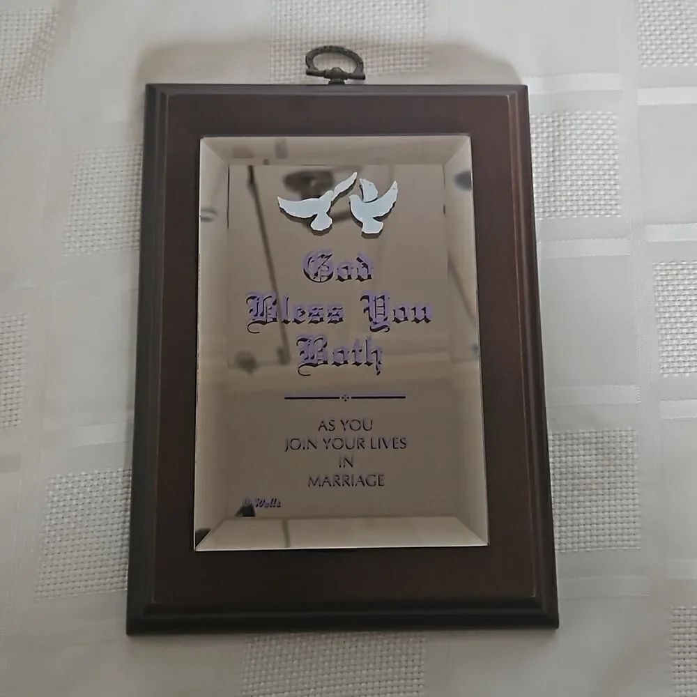 Wells Wooden Hanging Picture Frame For Wedding Couple 6×8